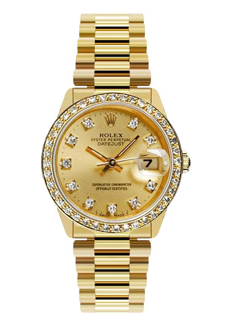 rolex datejust 31 in 18 ct yellow gold|rolex 31mm datejust two tone.